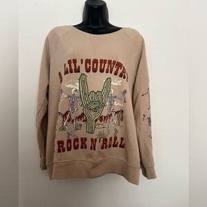 Electric Pink Rock in Roll County Sweatshirt